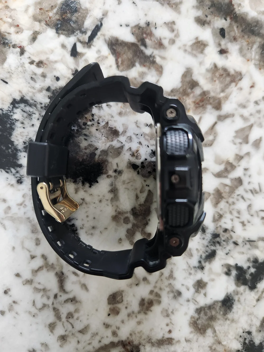 G-SHOCK Black and Gold Men's Sport Watch